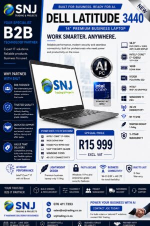 B2B 3440 Dell Latitude 3440 14-inch Core i7-1355U 16GB RAM 512GB SSD Win 11 Pro Laptop